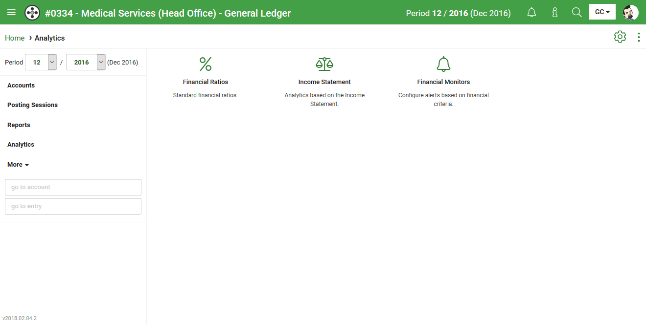 General Ledger Analytics